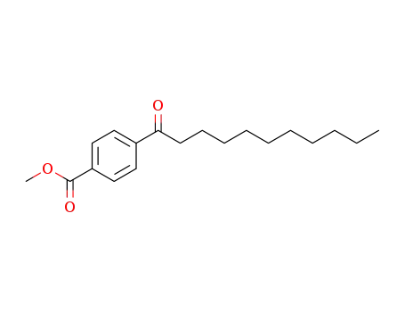 Molecular Structure of 1363415-72-8 (methyl 4-undecanoylbenzoate)