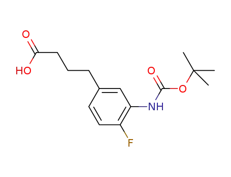 4-{3-[(tert-butoxycarbonyl)amino]-4-fluorophenyl}-butanoic acid