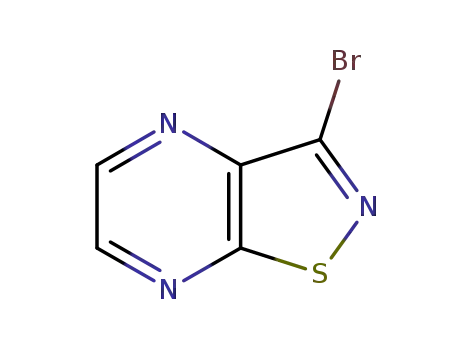 Molecular Structure of 907597-26-6 (3-Bromoisothiazolo[4,5-b]pyrazine)