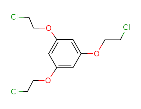 Molecular Structure of 1099680-54-2 (1,3,5-tris(2-chloroethoxy)benzene)