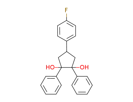 4-(4-fluorophenyl)-1,2-diphenylcyclopentane-1,2-diol