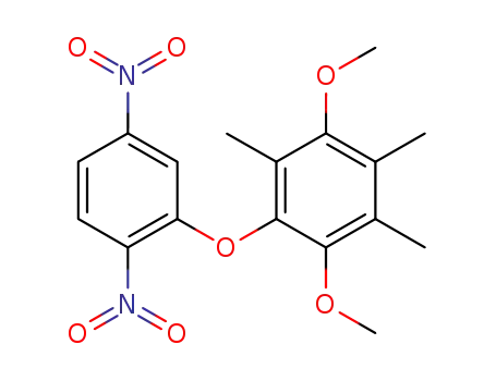 1-(2',5'-dinitrophenoxy)-3,4,6-trimethyl-2,5-dimethoxybenzene