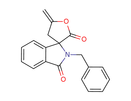 2'-benzyl-5-methylidene-4,5-dihydrospiro[furan-3(2H),1'-[1H]isoindole]-2,3'(2'H)-dione