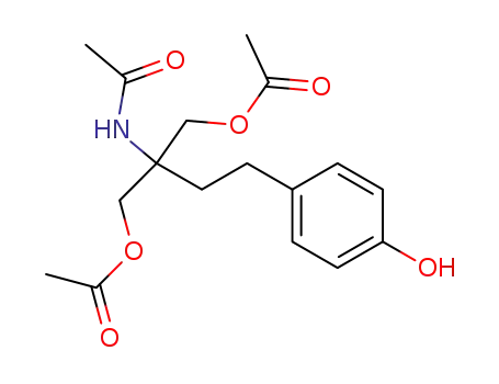 2-(acetylamino)-2-[(acetyloxy)methyl]-4-(4-hydroxyphenyl)butyl acetate