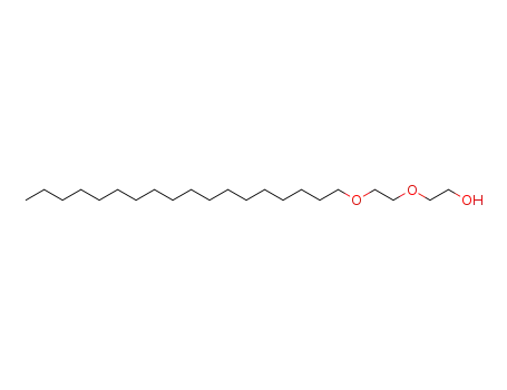 Molecular Structure of 16057-43-5 (DIETHYLENE GLYCOL MONOOCTADECYL ETHER*)