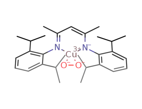 (N,N'-bis-2,6-diisopropylphenyl-2,4-dimethyl-1,5-diketamide)Cu(O<SUB>2</SUB>)