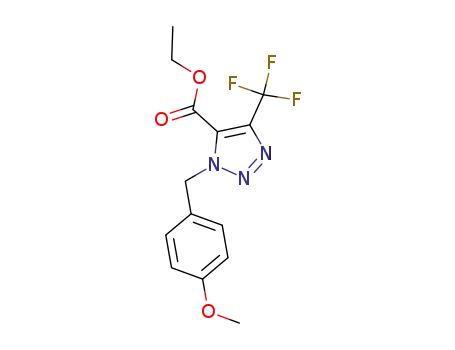 ethyl 1-(4-methoxybenzyl)-4-(trifluoromethyl)-1H-1,2,3-triazole-5-carboxylate