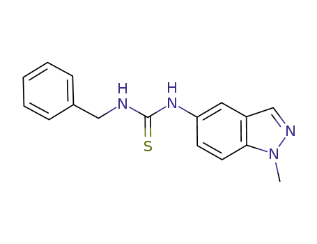 5-(3-benzyl-thioureido)-1-methyl-1H-indazole