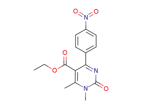 1,6-dimethyl-4-(4-nitrophenyl)-2-oxo-1,2-dihydropyrimidine-5-carboxylic acid ethyl ester