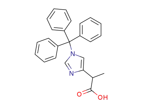 1H-Imidazole-4-acetic acid, a-methyl-1-(triphenylmethyl)-