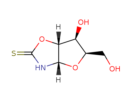 Furo[2,3-d]oxazole-2(3H)-thione, tetrahydro-6-hydroxy-5-(hydroxymethyl)-
