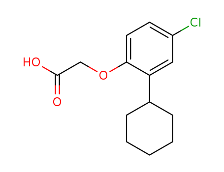 2-(4-chloro-2-cyclohexyl-phenoxy)acetic acid cas  19774-97-1