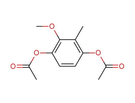 2-methoxy-3-methyl-1,4-phenylene diacetate