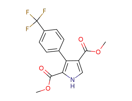 dimethyl 3-(4-(trifluoromethyl)phenyl)-1H-pyrrole-2,4-dicarboxylate