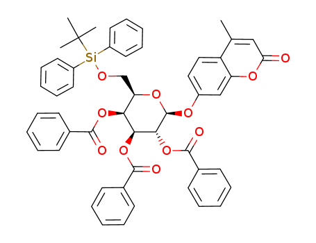 4-Methylumbelliferyl 2,3,4-Tri-O-benzoyl-6-O-(tert-butyldiphenylsilyl)-β-D-galactopyranoside