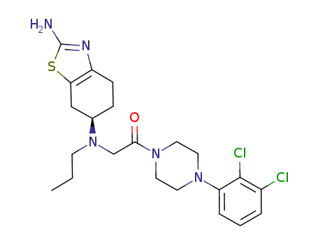 (+)-2-(2-amino-4,5,6,7-tetrahydrobenzo[d]thiazol-6-yl)(propylamino)-1-(4-(2,3-dichlorophenyl)piperazin-1-yl)ethanone