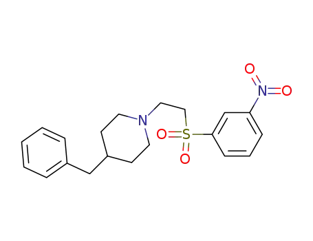 Piperidine, 1-[2-[(3-nitrophenyl)sulfonyl]ethyl]-4-(phenylmethyl)-