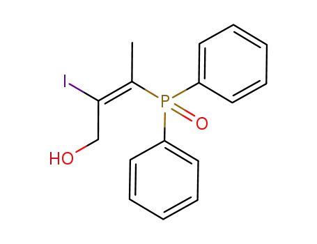 1-hydroxy-2-iodobut-2(E)-en-3-yl diphenyl phosphine oxide