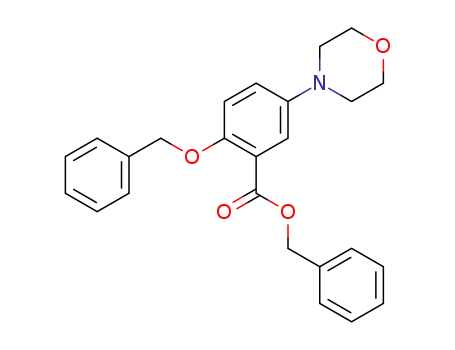 benzyl 2-benzyloxy-5-(morpholin-4-yl)benzoate