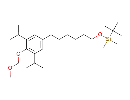 tert-butyl[4-(3,5-diisopropyl-4-(methoxymethoxy)phenyl)hexyloxy]dimethylsilane