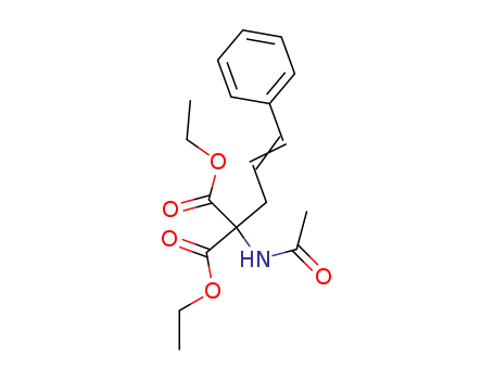 Acetamino-cinnamyl-malonsaeure-diethylester