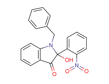 1-benzyl-2-hydroxy-2-(2-nitrophenyl)-1,2-dihydro-3H-indol-3-one