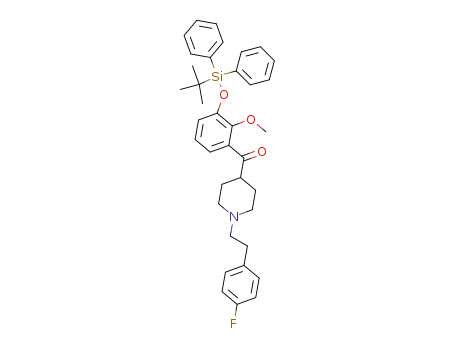 [2-methoxy-3-[(1,1-dimethylethyldiphenylsilyl)oxy]phenyl][1-[2-(4-fluorophenyl)ethyl]-4-piperidinyl]methanone