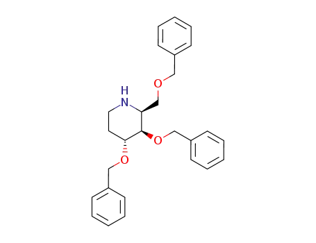 (2S,3R,4R)-3,4-bis(benzyloxy)-2-((benzyloxy)methyl)piperidine