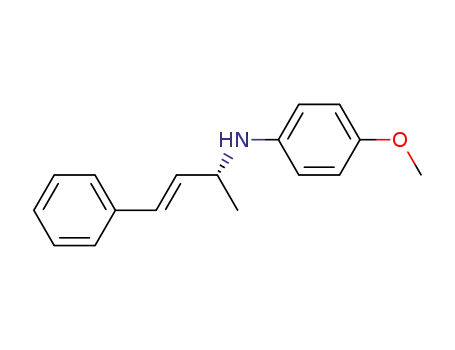 Molecular Structure of 160191-70-8 ((R)-N-(4-methoxyphenyl)-α-methylbenzenepropenamine)