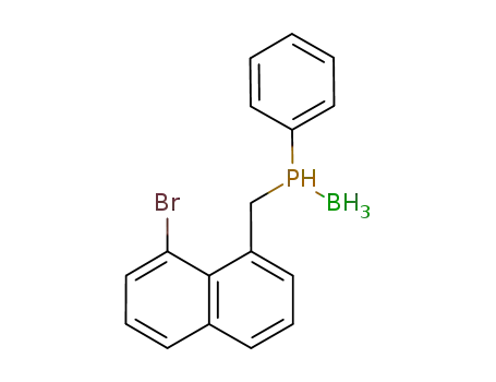 ((8-bromonaphthalen-1-yl)methyl)(phenyl)phosphine-borane