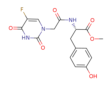 (S)-methyl 2-(2-(5-fluoro-2,4-dioxo-3,4-dihydropyrimidin-1(2H)-yl)acetamido)-3-(4-hydroxyphenyl)propanoate