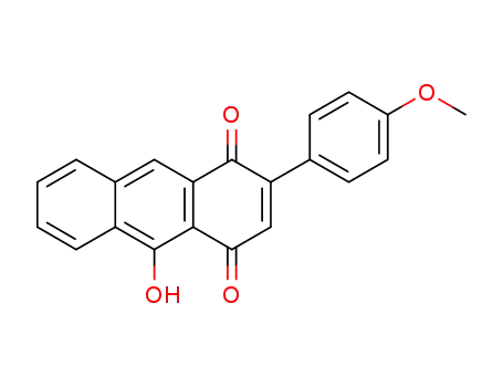 10-hydroxy-2-(4-methoxyphenyl)-anthracene-1,4-dione