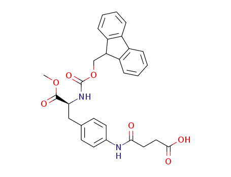 (S)-4-(4-(2-(((9H-fluoren-9-yl)methoxy)carbonylamino)-3-methoxy-3-oxopropyl)phenylamino)-4-oxobutanoic acid