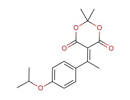 5-(1-(4-isopropoxyphenyl)ethylidene)-2,2-dimethyl-1,3-dioxane-4,6-dione