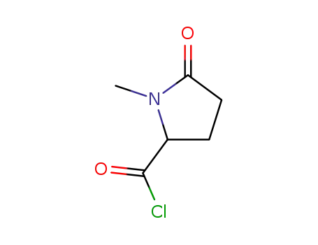 2-Pyrrolidinecarbonyl chloride, 1-methyl-5-oxo- (9CI)