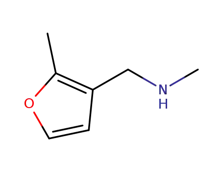 Molecular Structure of 916766-85-3 (N-Methyl(2-methyl-3-furyl)methylamine)