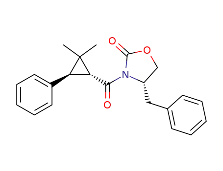 (4S)-4-benzyl-3-{[(1R,3R)-2,2-dimethyl-3-phenylcyclopropyl]carbonyl}-1,3-oxazolidin-2-one
