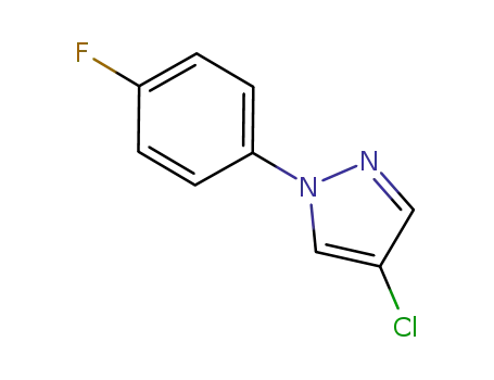 Molecular Structure of 1152719-73-7 (4-chloro-1-(4-fluorophenyl)-1H-pyrazole)
