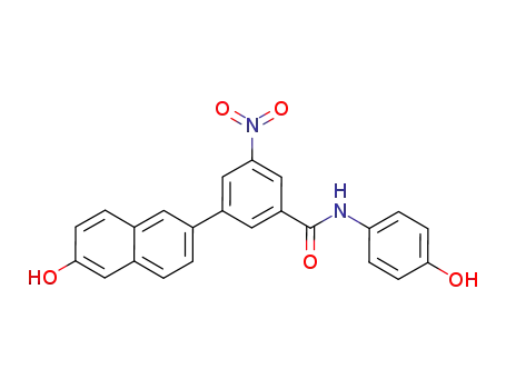 3-(6-hydroxy-2-naphthyl)-N-(4-hydroxyphenyl)-5-nitrobenzamide