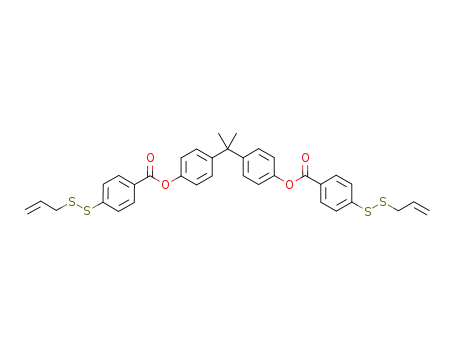 bisphenol A di[allyl(4-carboxyphenyl)disulfide]