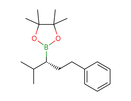 (R)-4,4,5,5-tetramethyl-2-(4-methyl-1-phenylpentan-3-yl)-1,3,2-dioxaborolane