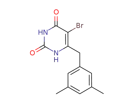 5-bromo-6-(3,5-dimethylbenzyl)pyrimidine-2,4(1H,3H)-dione