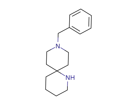 Molecular Structure of 1100748-66-0 (1,9-Diazaspiro[5.5]undecane, 9-(phenylmethyl)-)