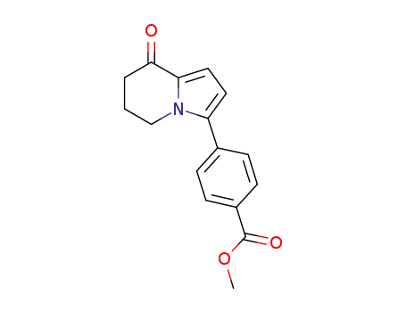 3-(4-(methyloxycarbonyl)phenyl)-8-oxo-5,6,7,8-tetrahydroindolizine