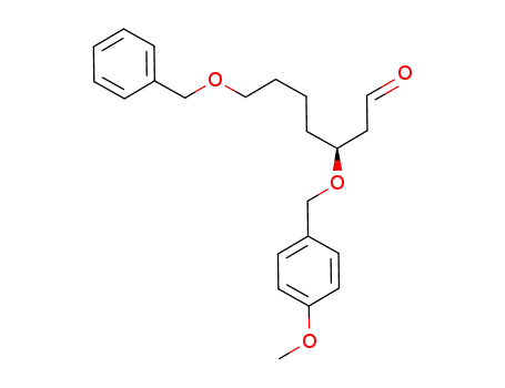 (S)-3-(p-methoxybenzyloxy)-7-(benzyloxy)heptanal
