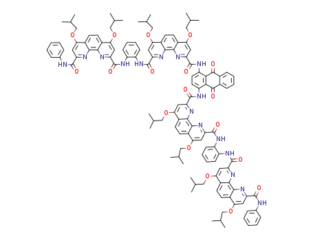 Molecular Structure of 1181305-95-2 (C<sub>126</sub>H<sub>120</sub>N<sub>16</sub>O<sub>18</sub>)