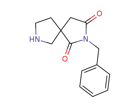 Molecular Structure of 1148044-35-2 (2,7-Diazaspiro[4.4]nonane-1,3-dione, 2-(phenylMethyl)-)