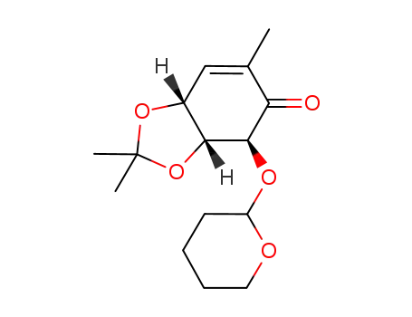 (1R,2S,6R)-4,8,8-trimethyl-3-oxo-2-tetrahydropyranyloxy-7,9-dioxabicyclo[4.3.0]non-4-ene