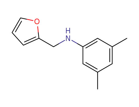 Molecular Structure of 416887-98-4 (N-(furan-2-yl-methyl)-3,5-dimethylaniline)