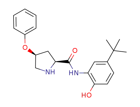 cis-4-phenoxy-N-(5-tert-butyl-2-hydroxyphenyl)pyrrolidine-2-carboxamide